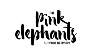 Pink Elephants Support Network logo
