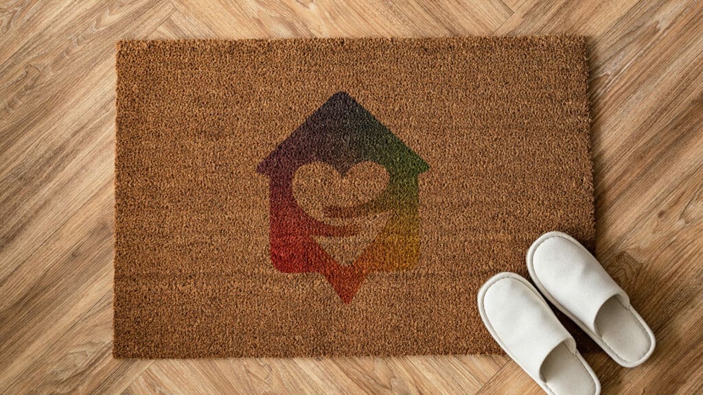 Heartland Project - Door mat with printed logo